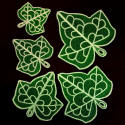 Freestanding Lace Ivy Leaves