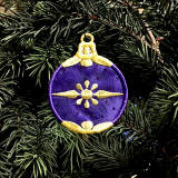 ornament with fabric