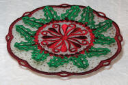 Holly Doily with Organza