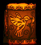 hummingbird candle wrap