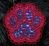 Free With Order Mylar Pawprint Design