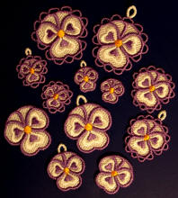 pansy charms