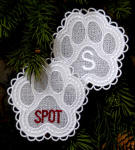 free pawprint ornament