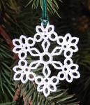 free lace snowflake