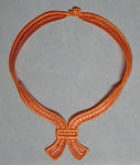 necklace with organza