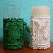 shamrock koozie and candle wrap