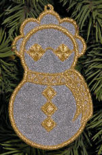 snowlady motif ornament