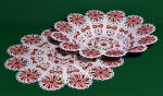 Peppermint Bowls & Doilies freestanding lace