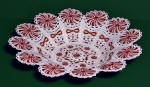 peppermint lace bowl
