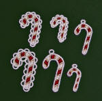peppermint candy cane lace
