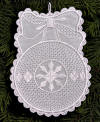 freestanding wing-needle ornament motif