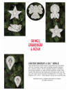 freestanding lace Christmas ornaments