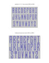 alphabet bookmarks lettering